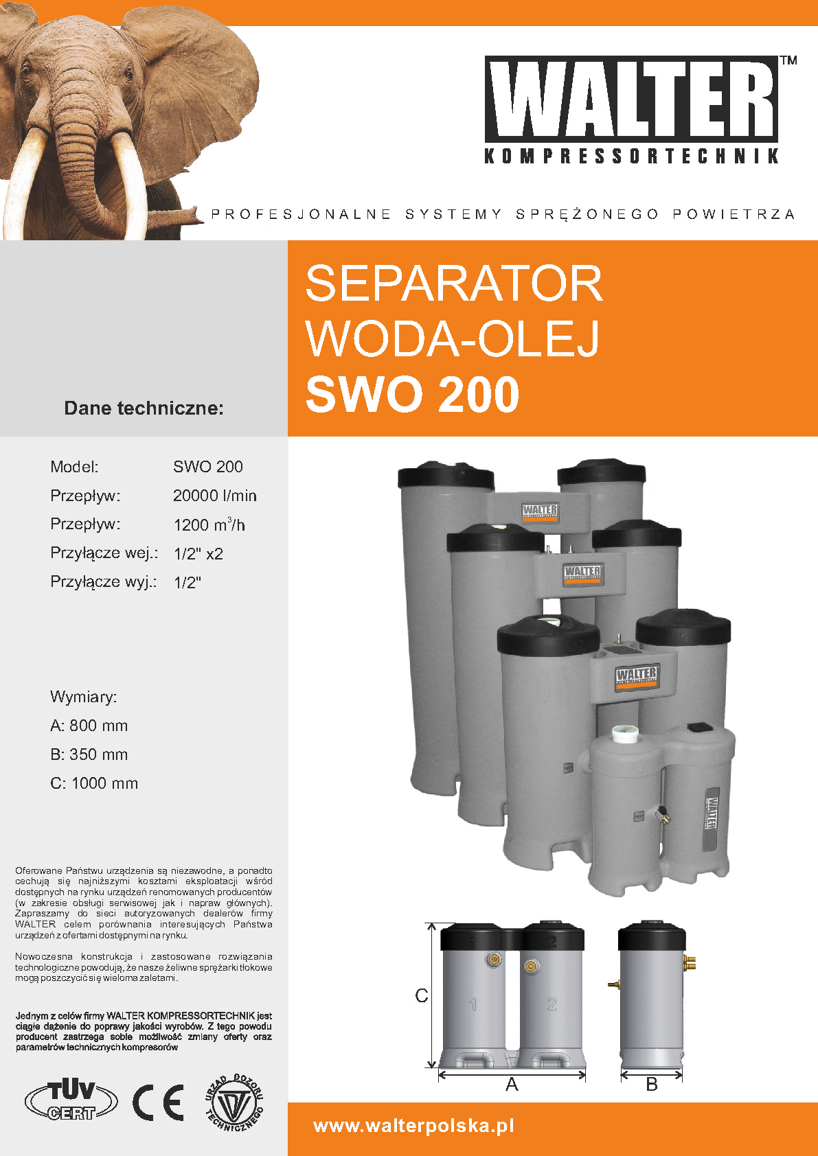 Separator SWO 200